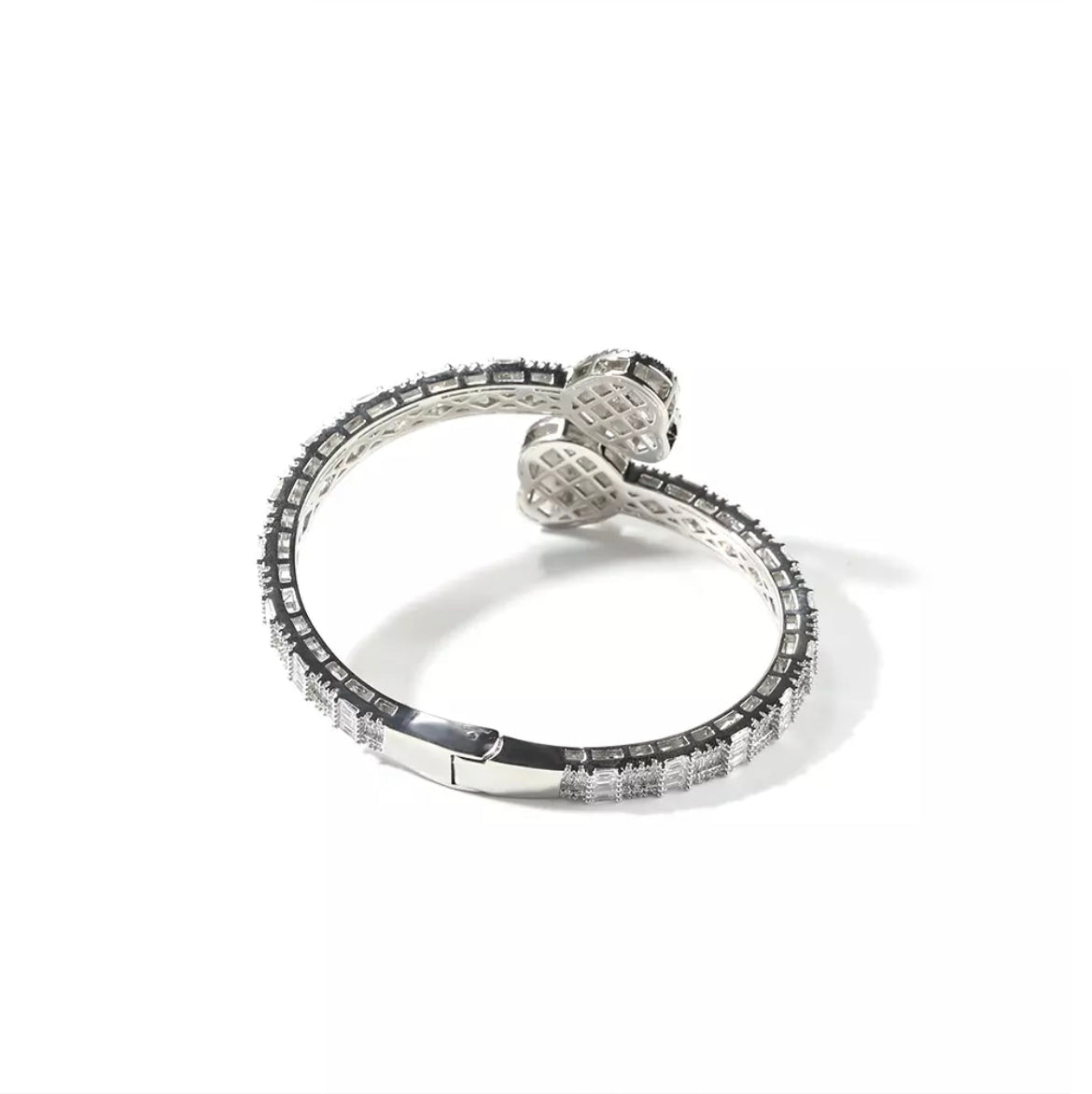 Baguette Heart Bangle