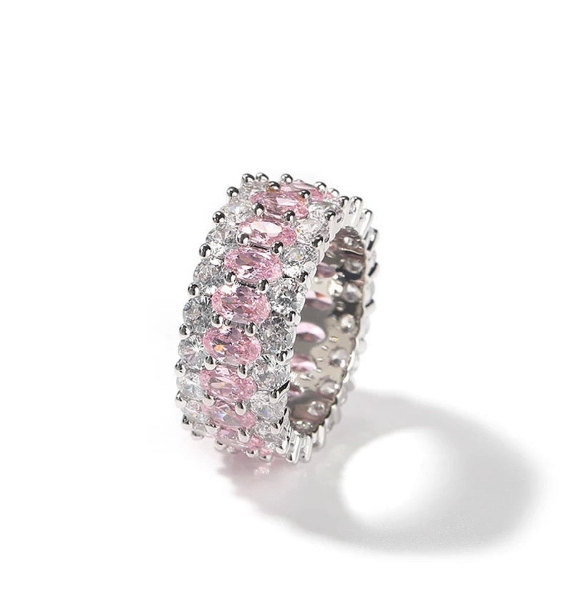 Icy Pink Princess Ring