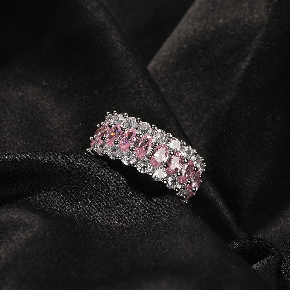 Icy Pink Princess Ring