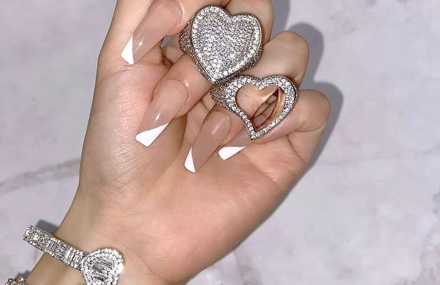 Heart Swirl Ring