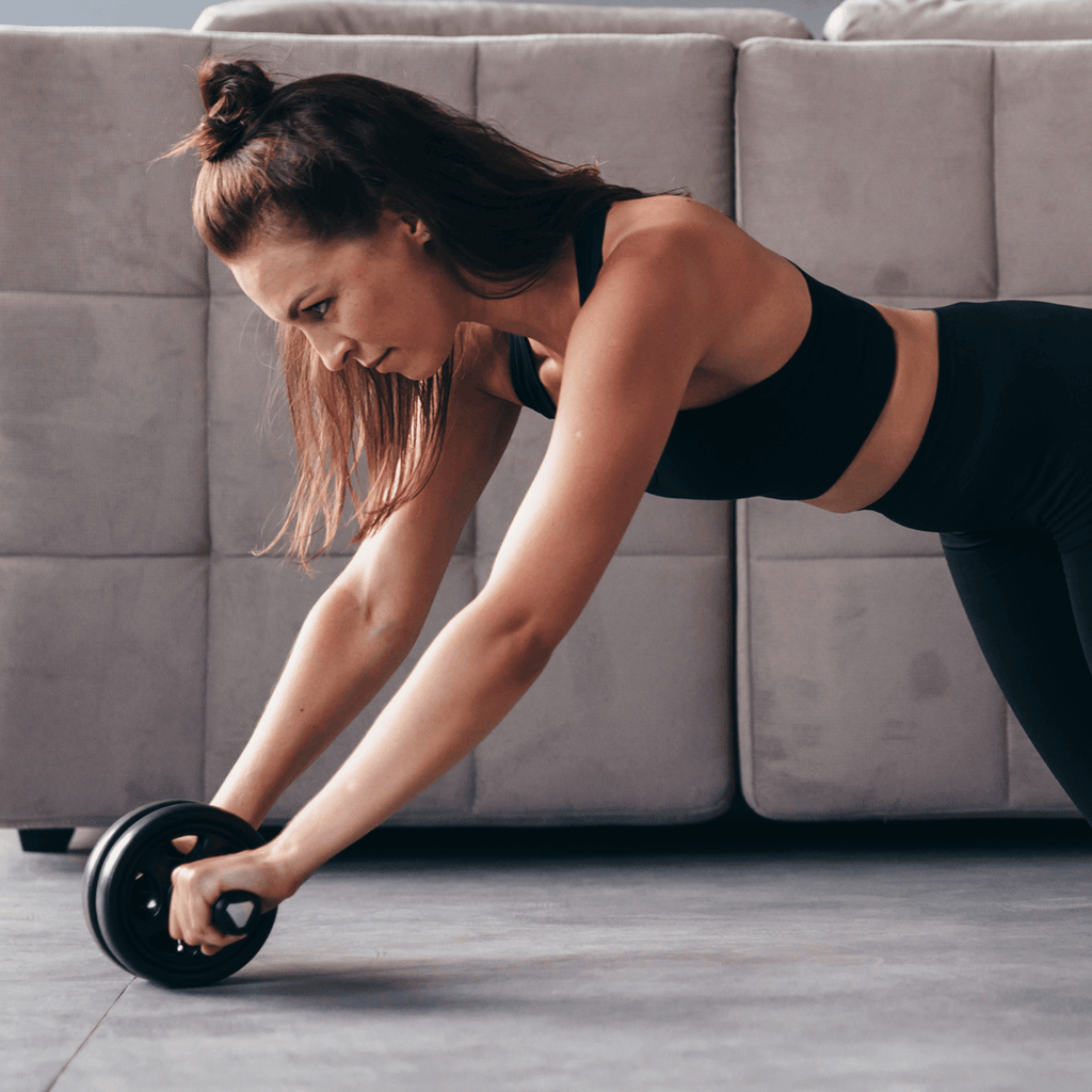 JupiterGear Ab Roller Wheel with Kneeling Pad – Core Strength Training for Home & Travel