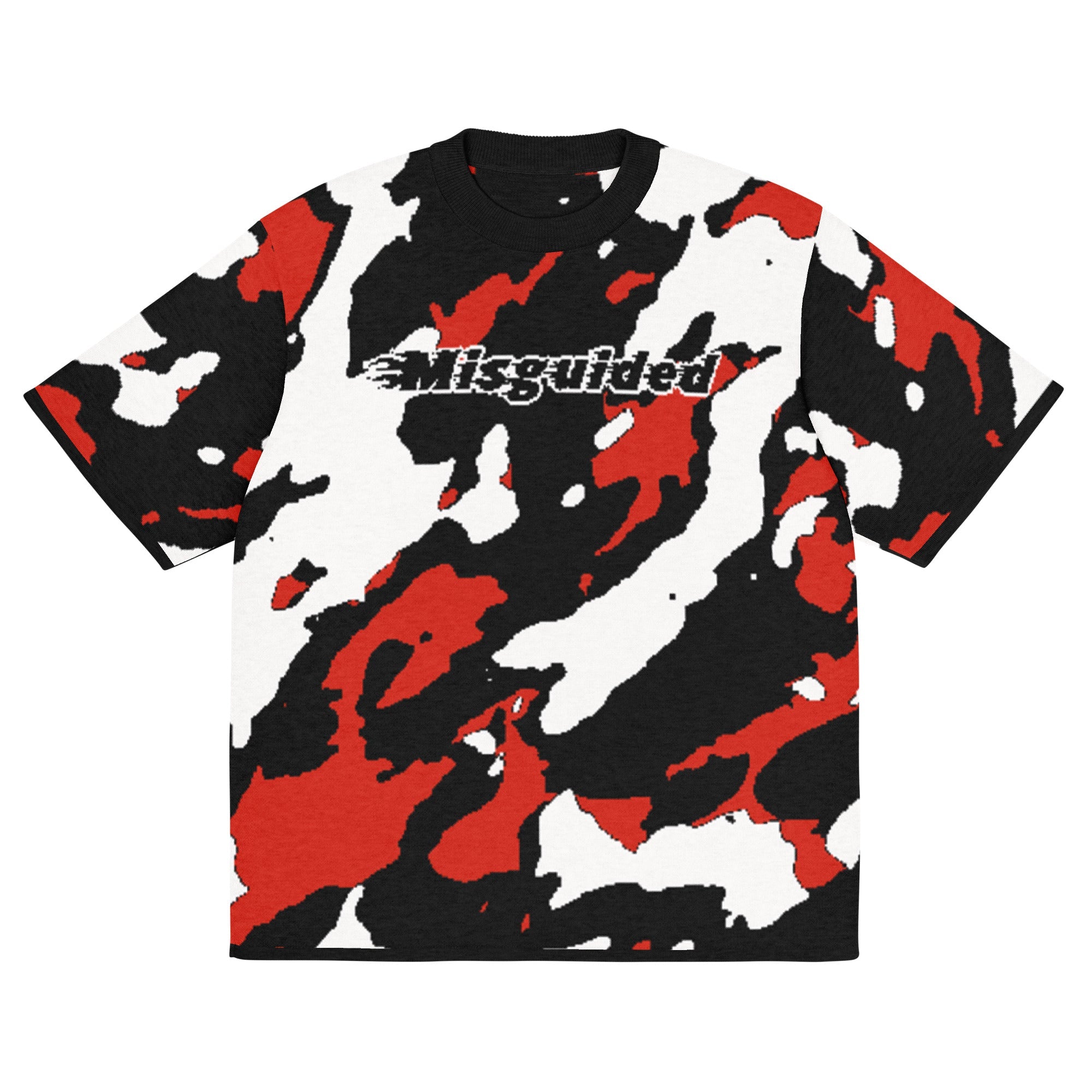 Misguided Camo (Air Jordan 11 Low Bred) Knitted Shirt