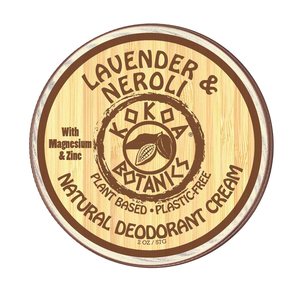 Lavender & Neroli - Natural Deodorant Cream - Aluminum-Free - 2 oz
