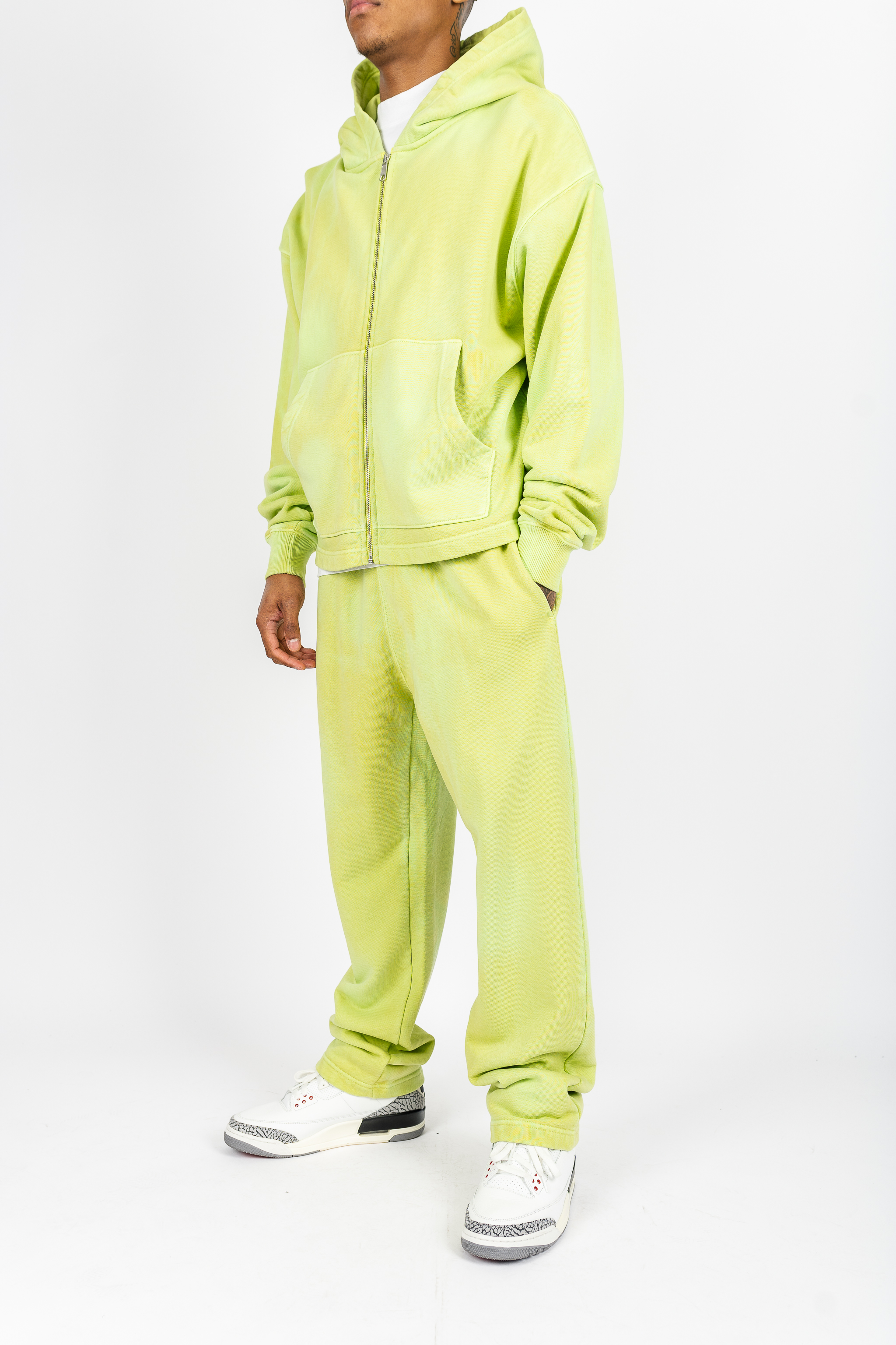 042 Clothing Sun-Dried Zip Up and Sweatpants Set