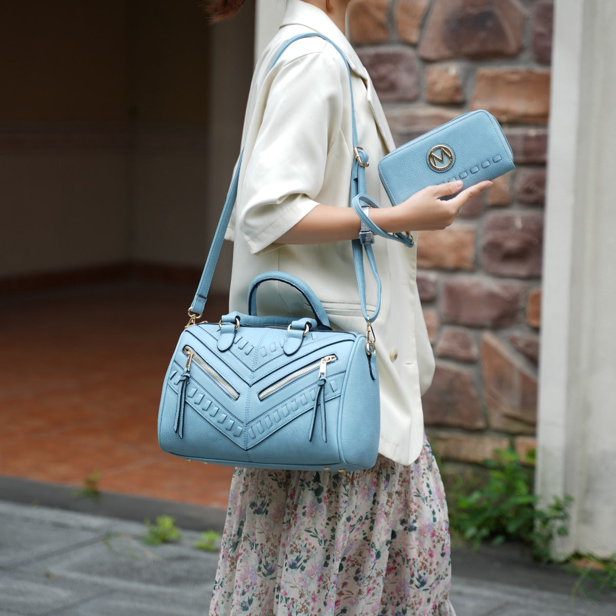 Lara Satchel and Wallet