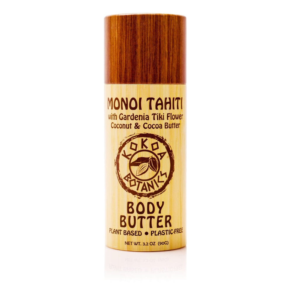 Monoi Tahiti - Body Butter with Gardinia Tiki Flower - Plastic Free 2.75 oz