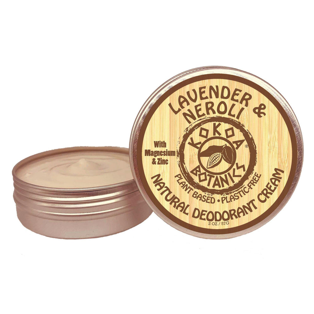 Lavender & Neroli - Natural Deodorant Cream - Aluminum-Free - 2 oz