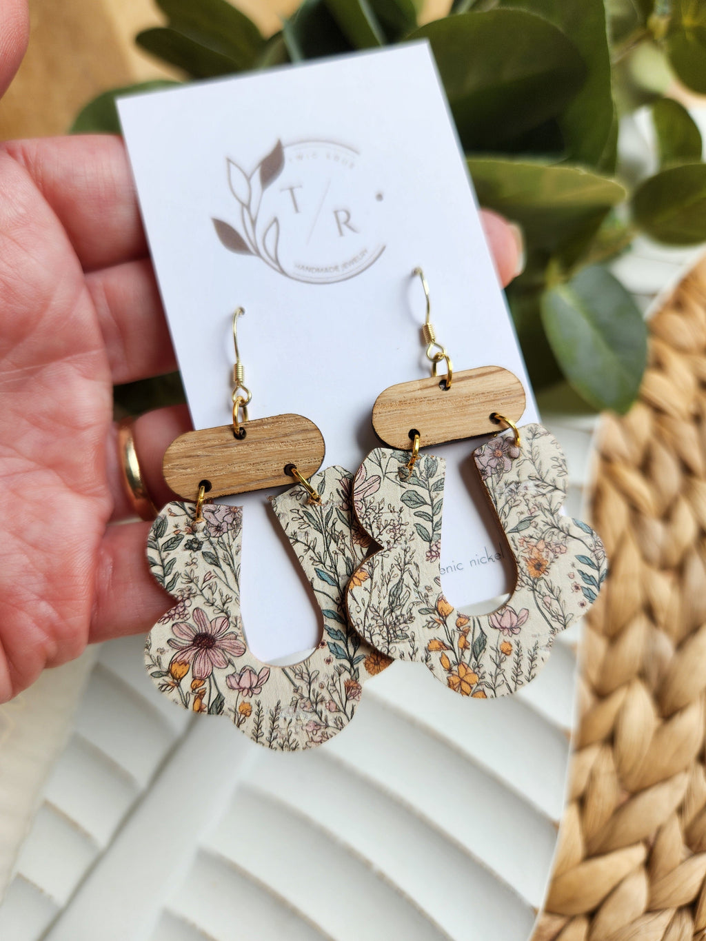 James|  Statement Leather Dangles