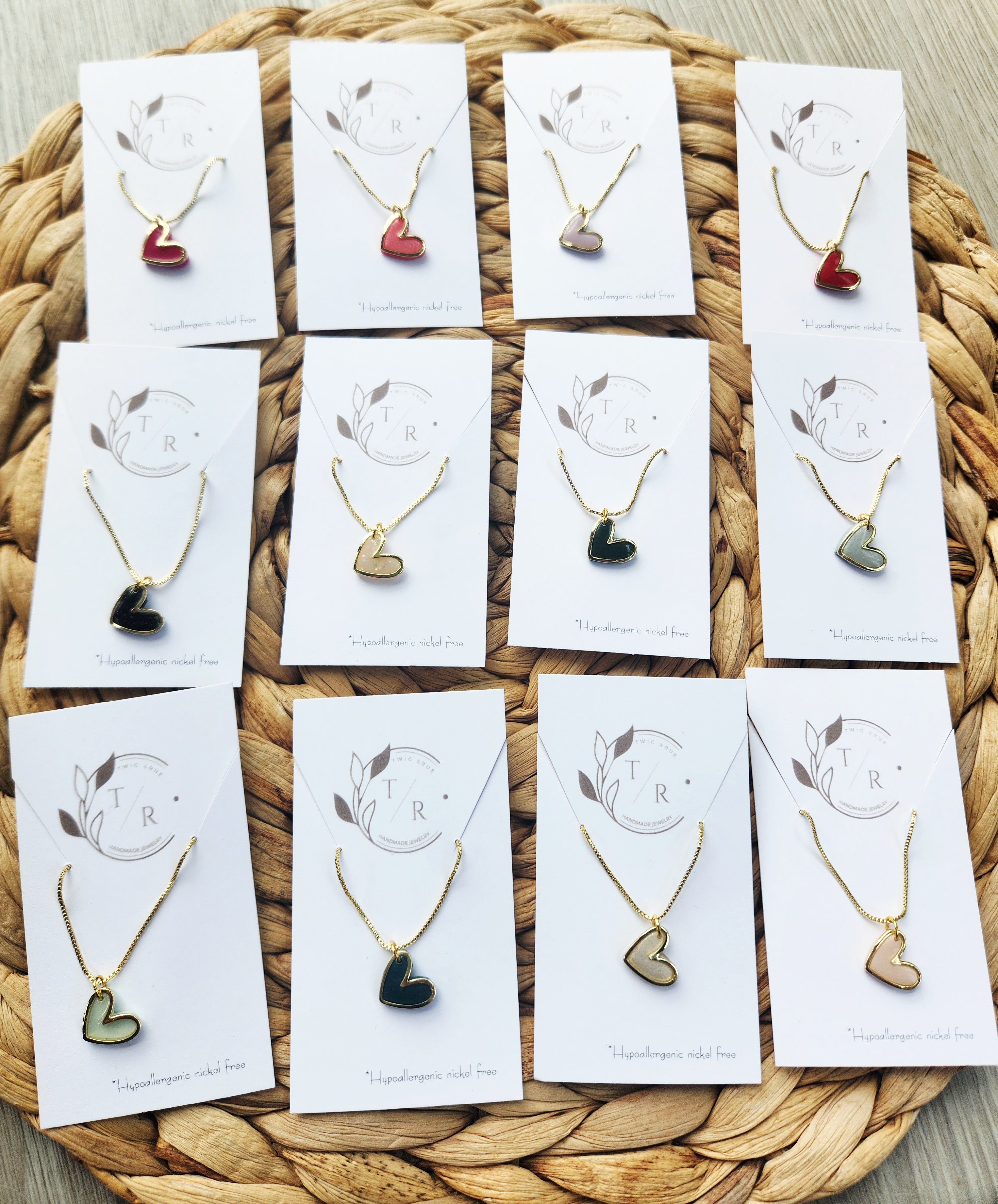 Gold Heart Slider Bracelet- 18k gold plated