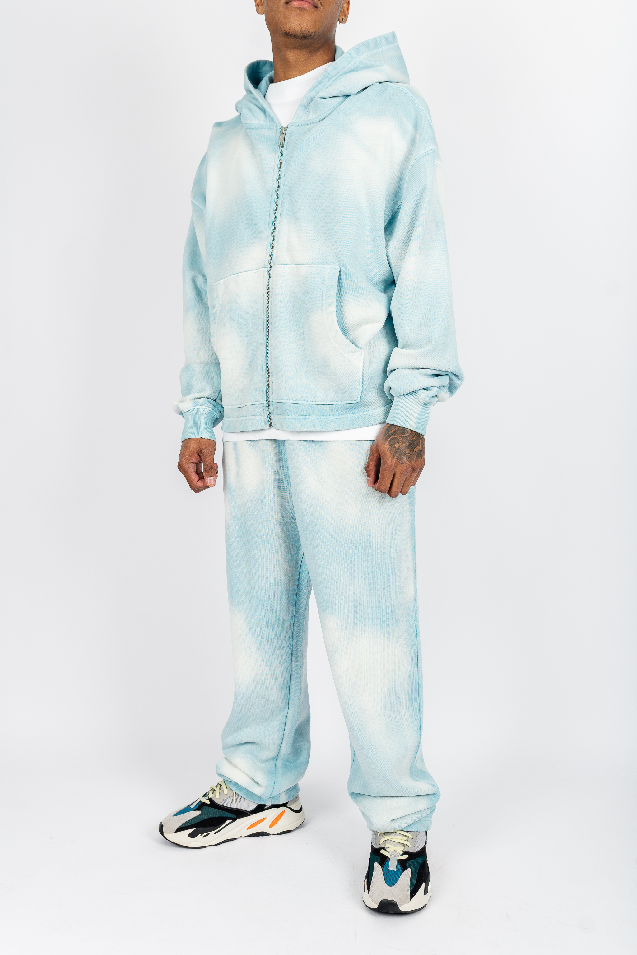 042 Clothing Sun-Dried Zip Up and Sweatpants Set