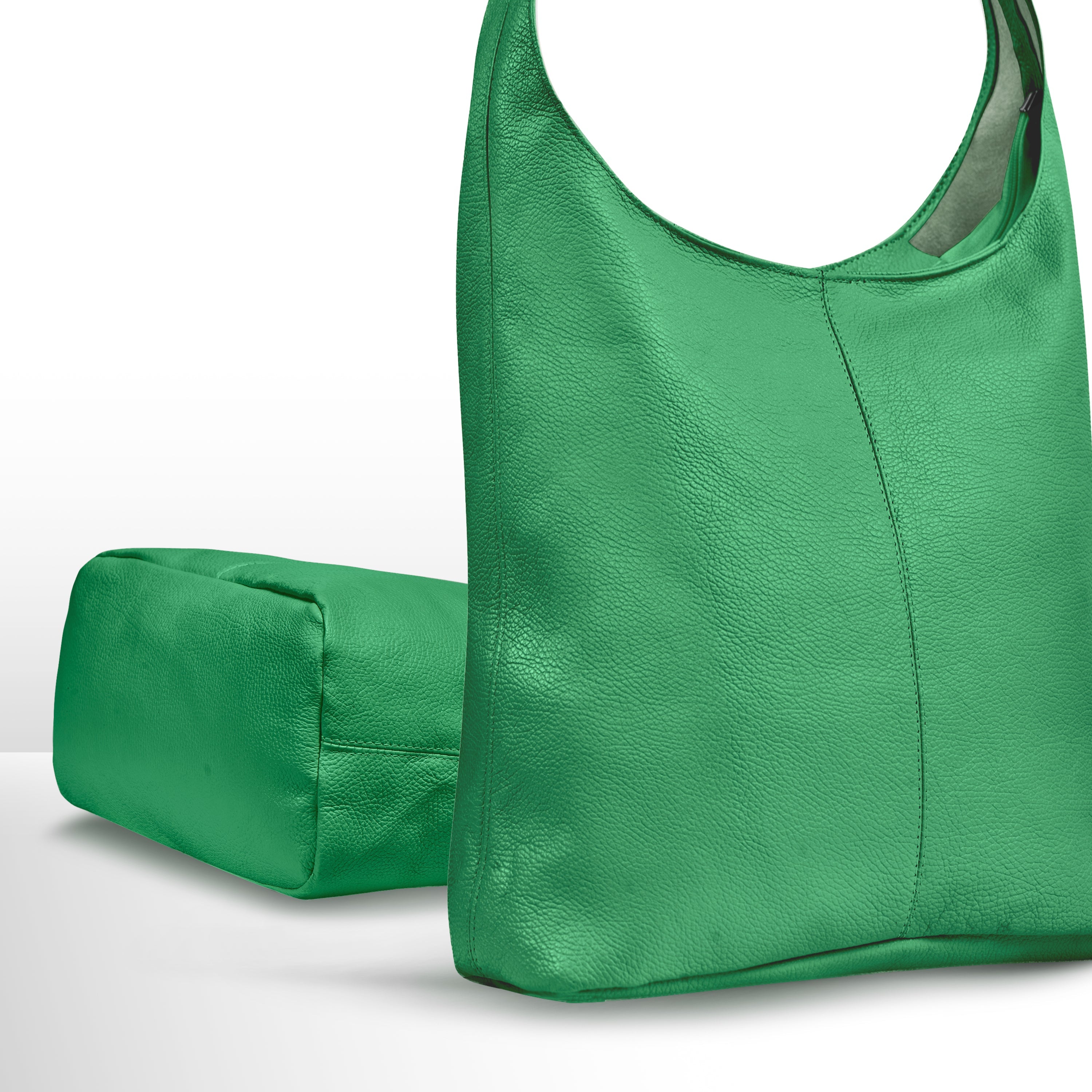 Calf Leather Hobo Bag