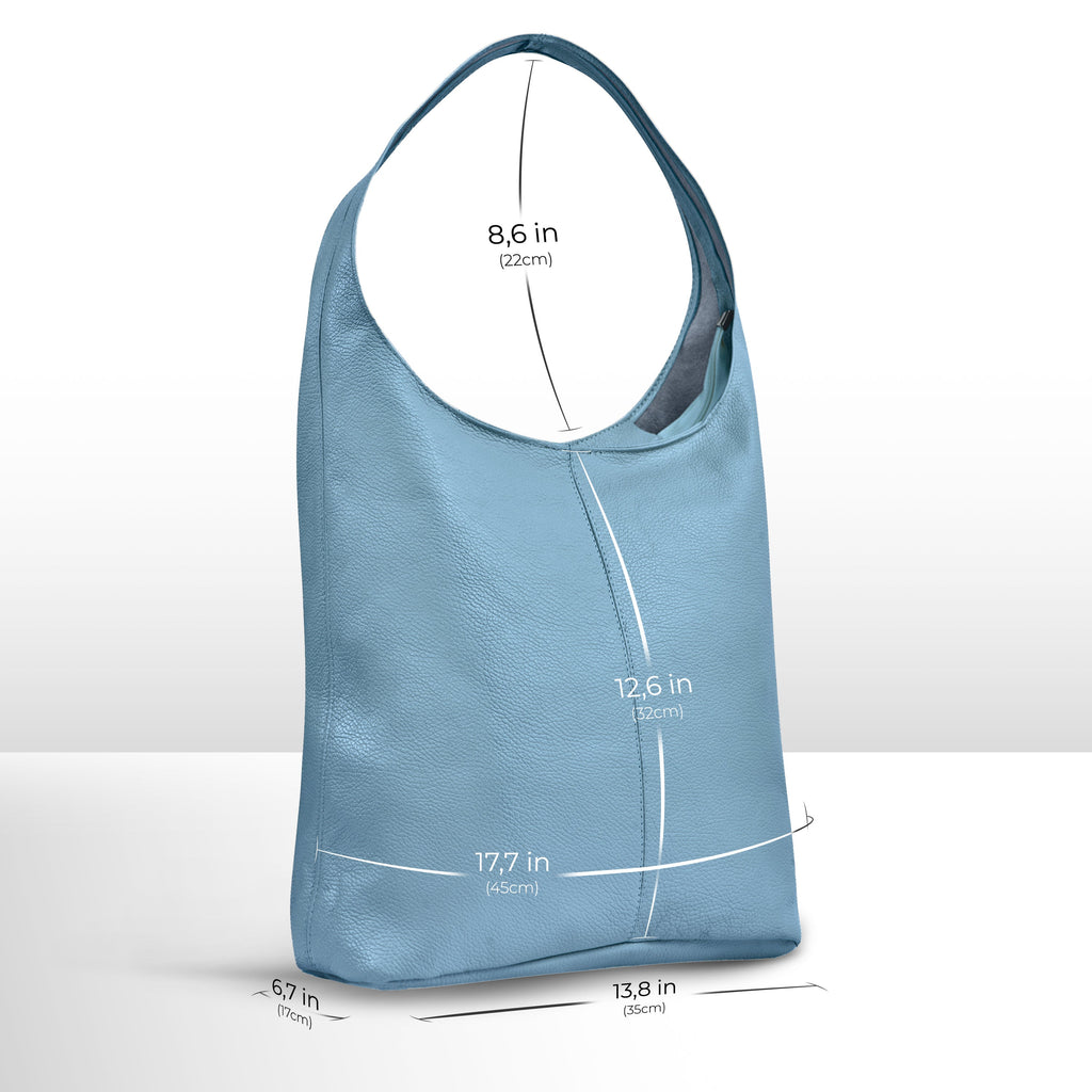 Calf Leather Hobo Bag