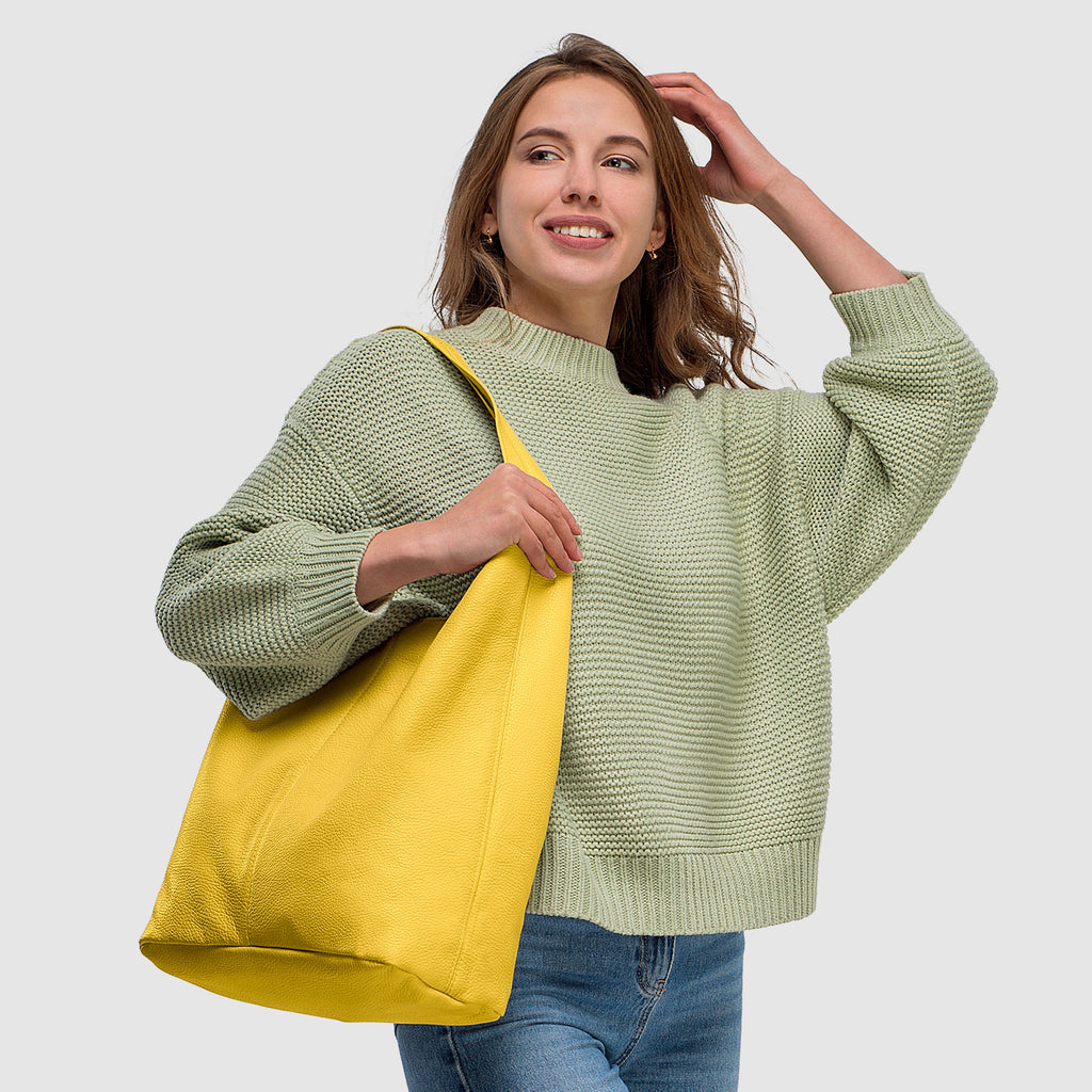 Calf Leather Hobo Bag