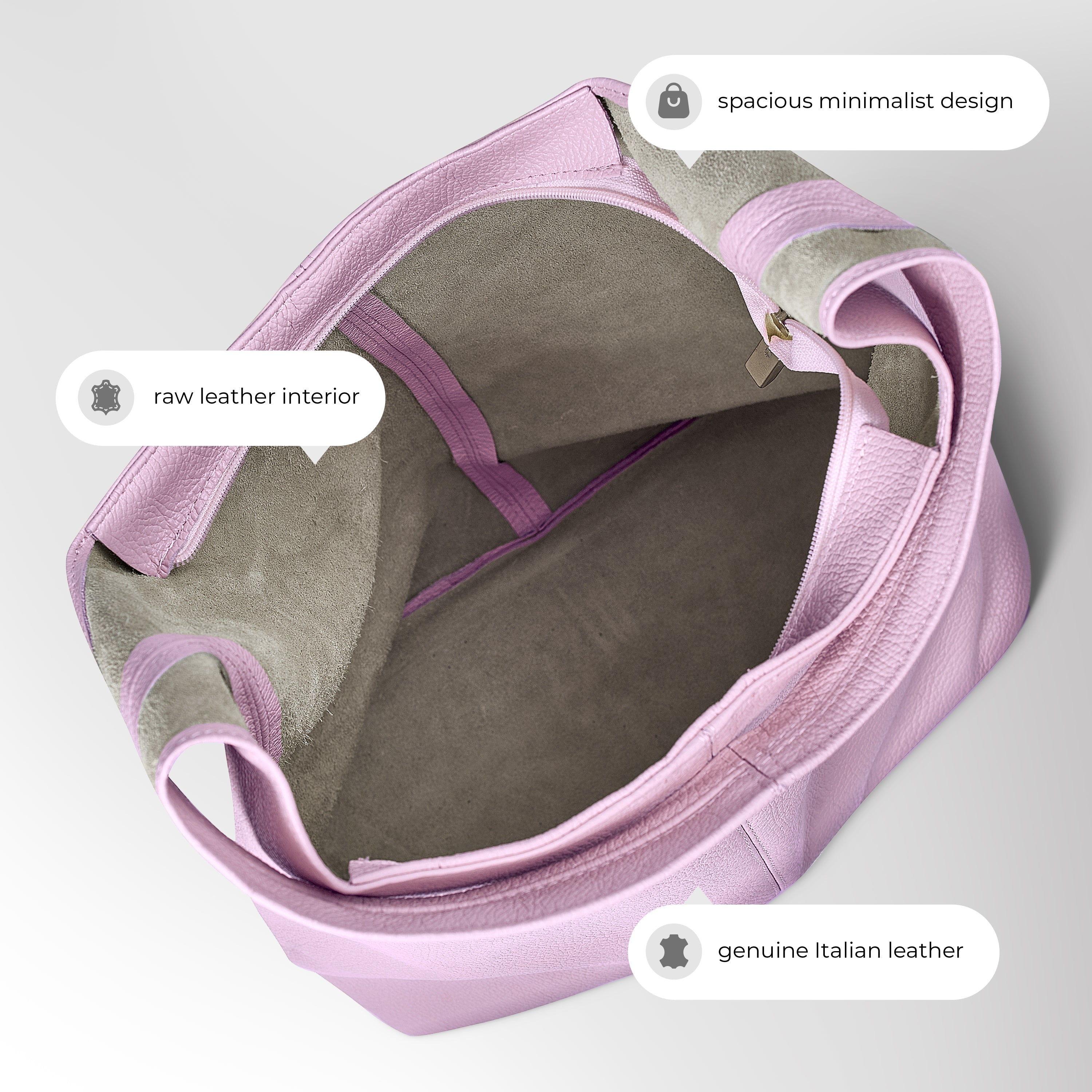 Calf Leather Hobo Bag