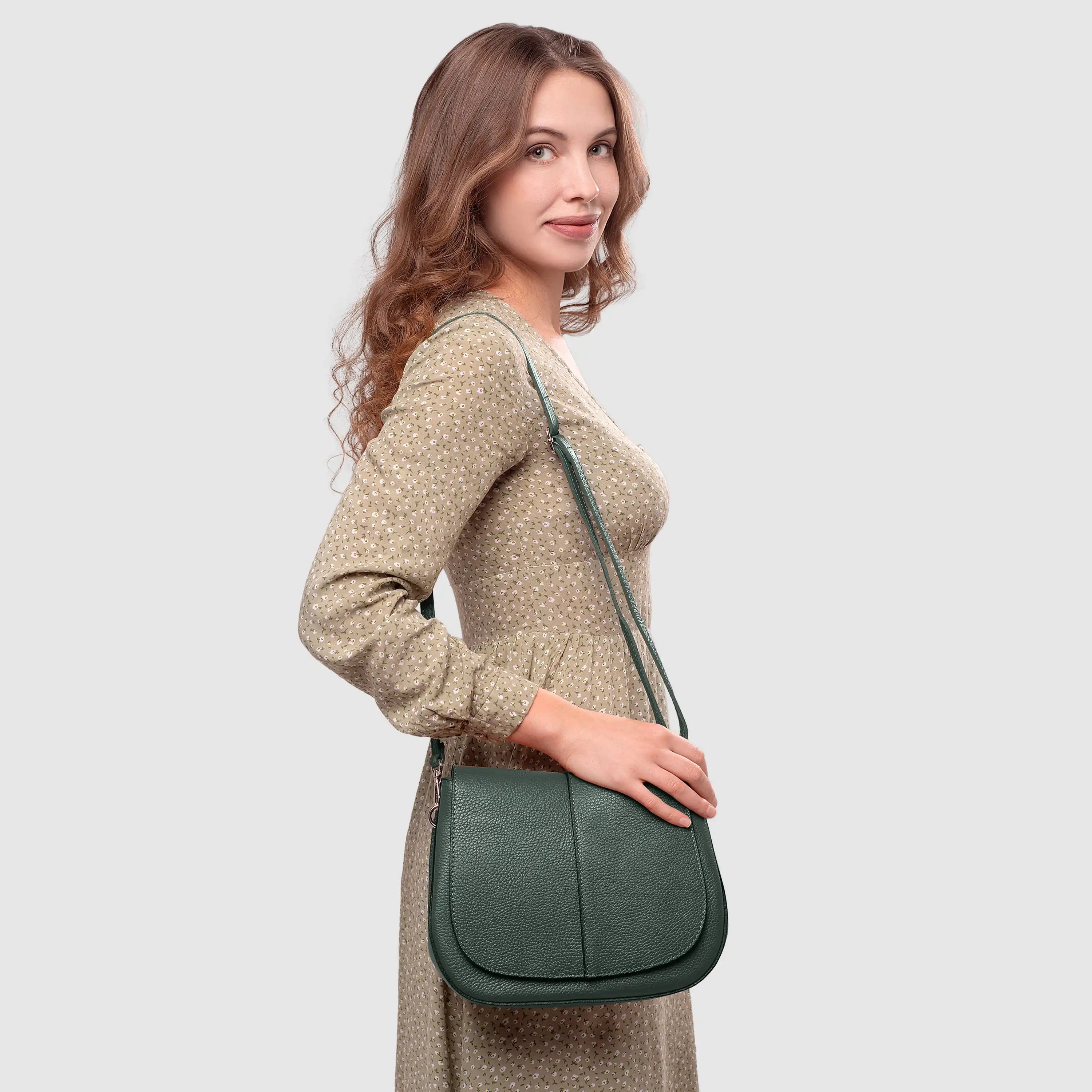 Calf Leather Shoulder Bag