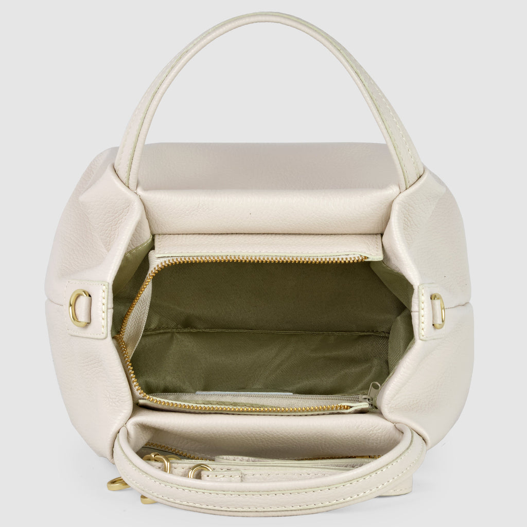 Calf Leather Top-Handle Bag