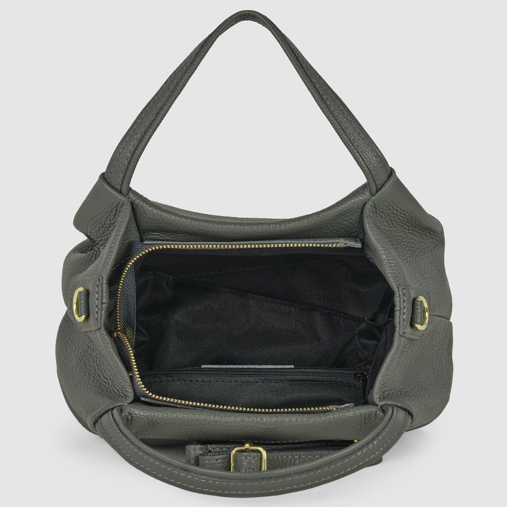 Calf Leather Top-Handle Bag