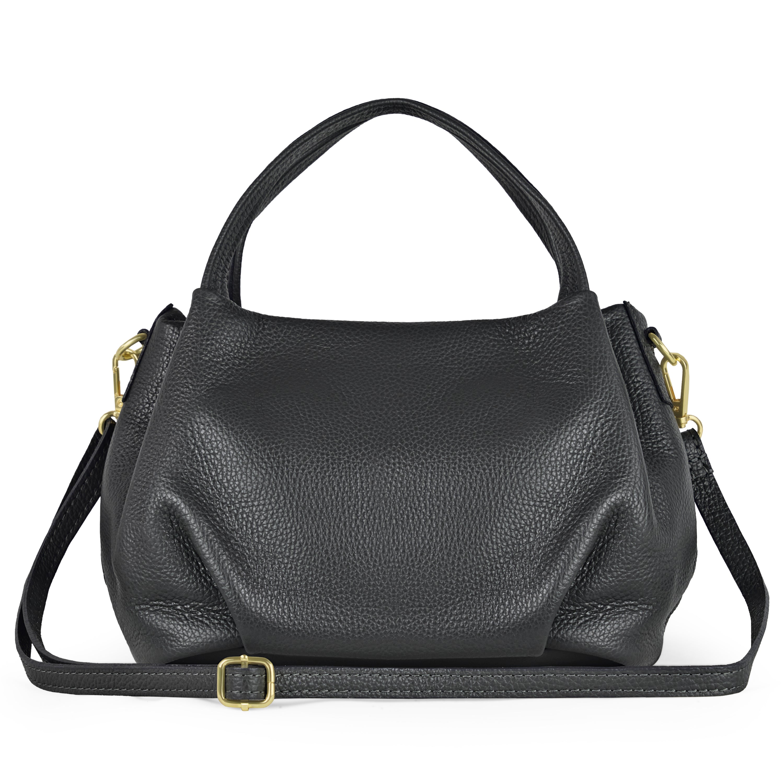 Calf Leather Top-Handle Bag