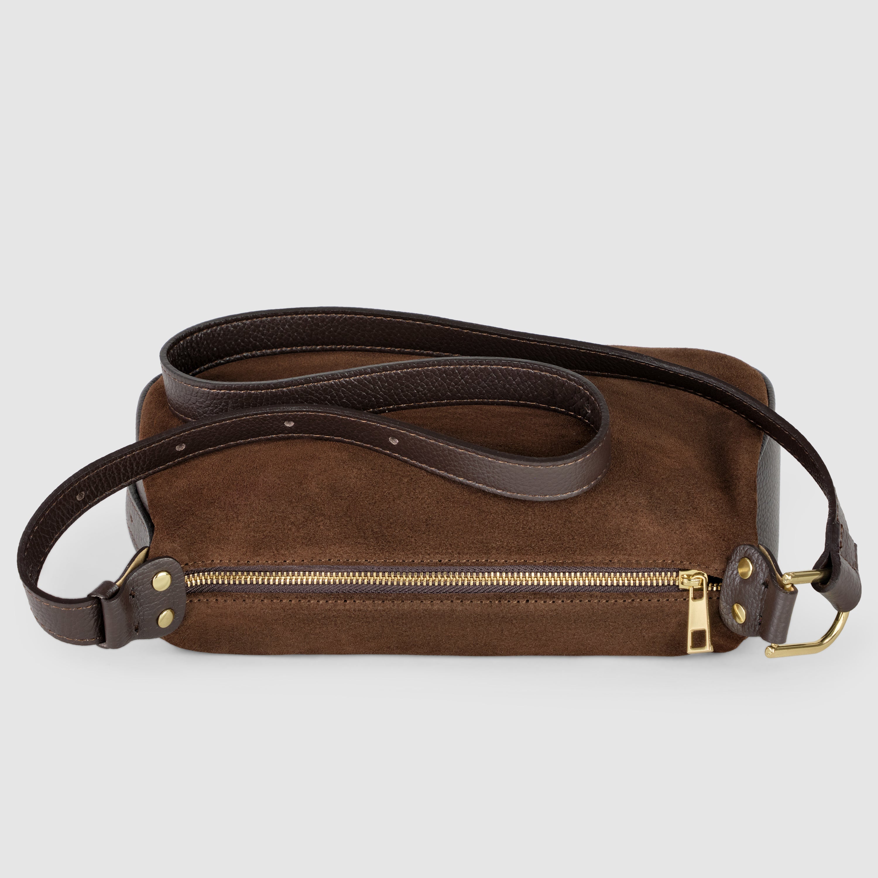 Suede Leather Crossbody Bag