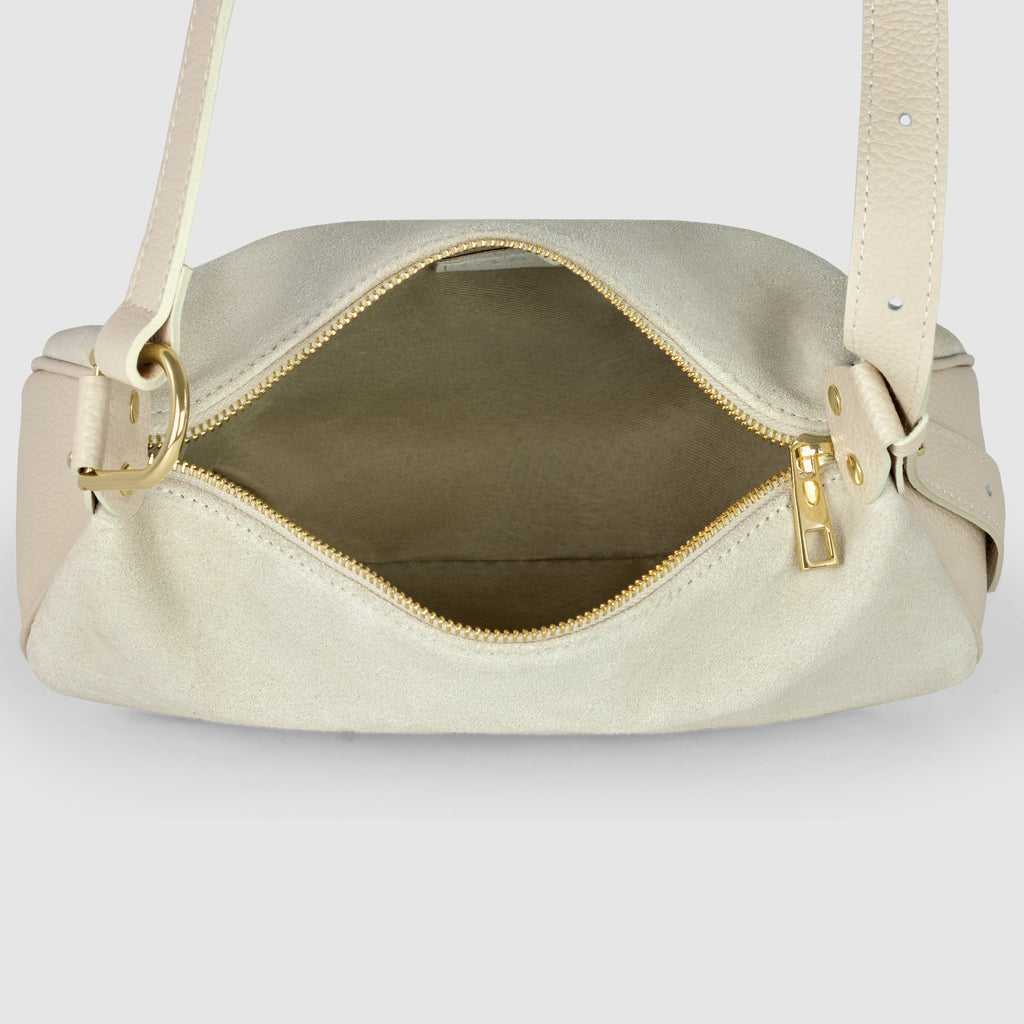 Suede Leather Crossbody Bag