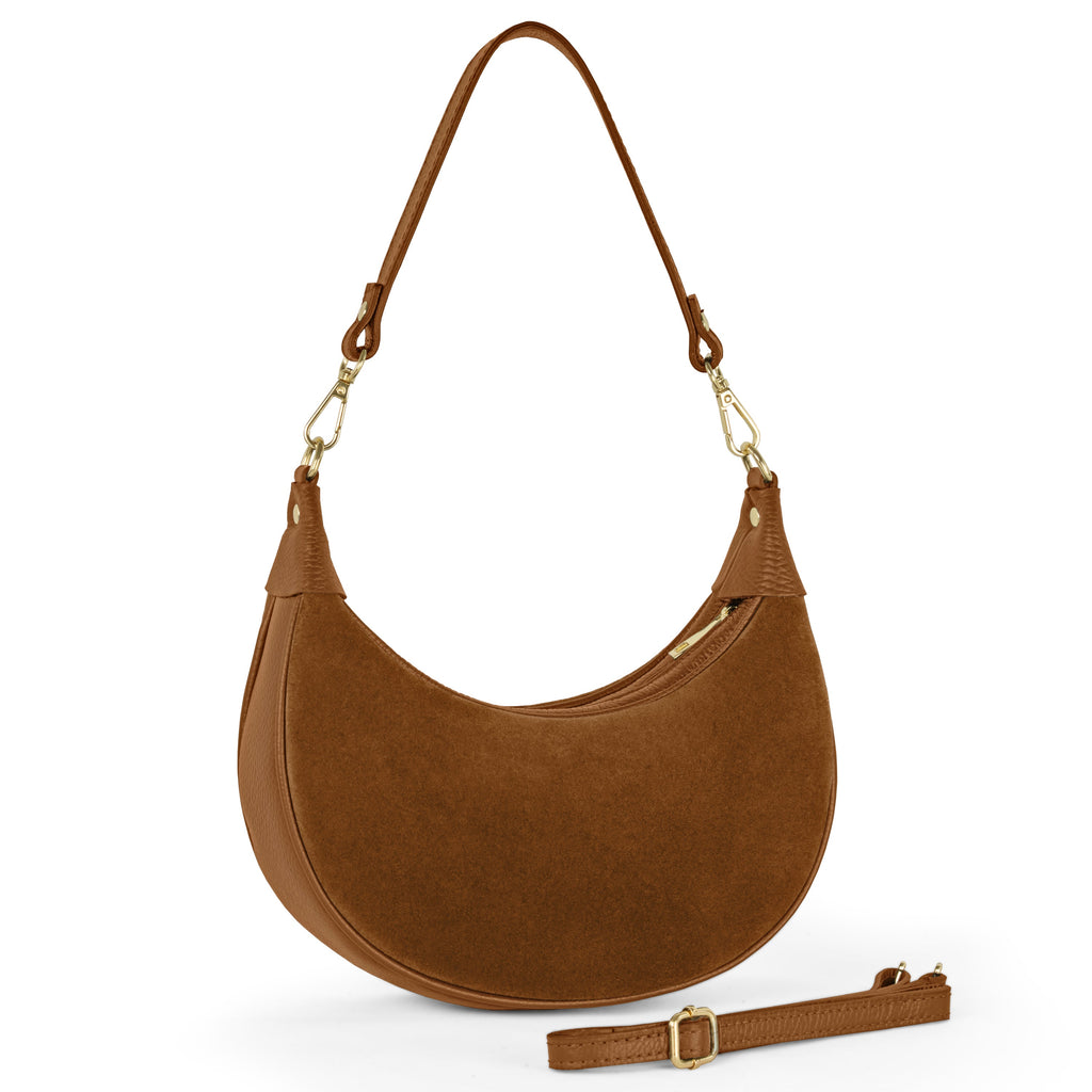 Suede Leather Shoulder Bag