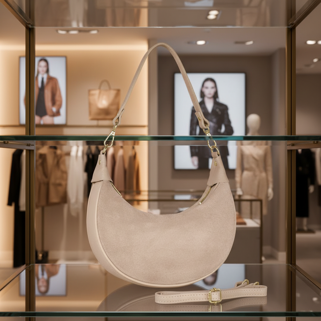 Suede Leather Shoulder Bag