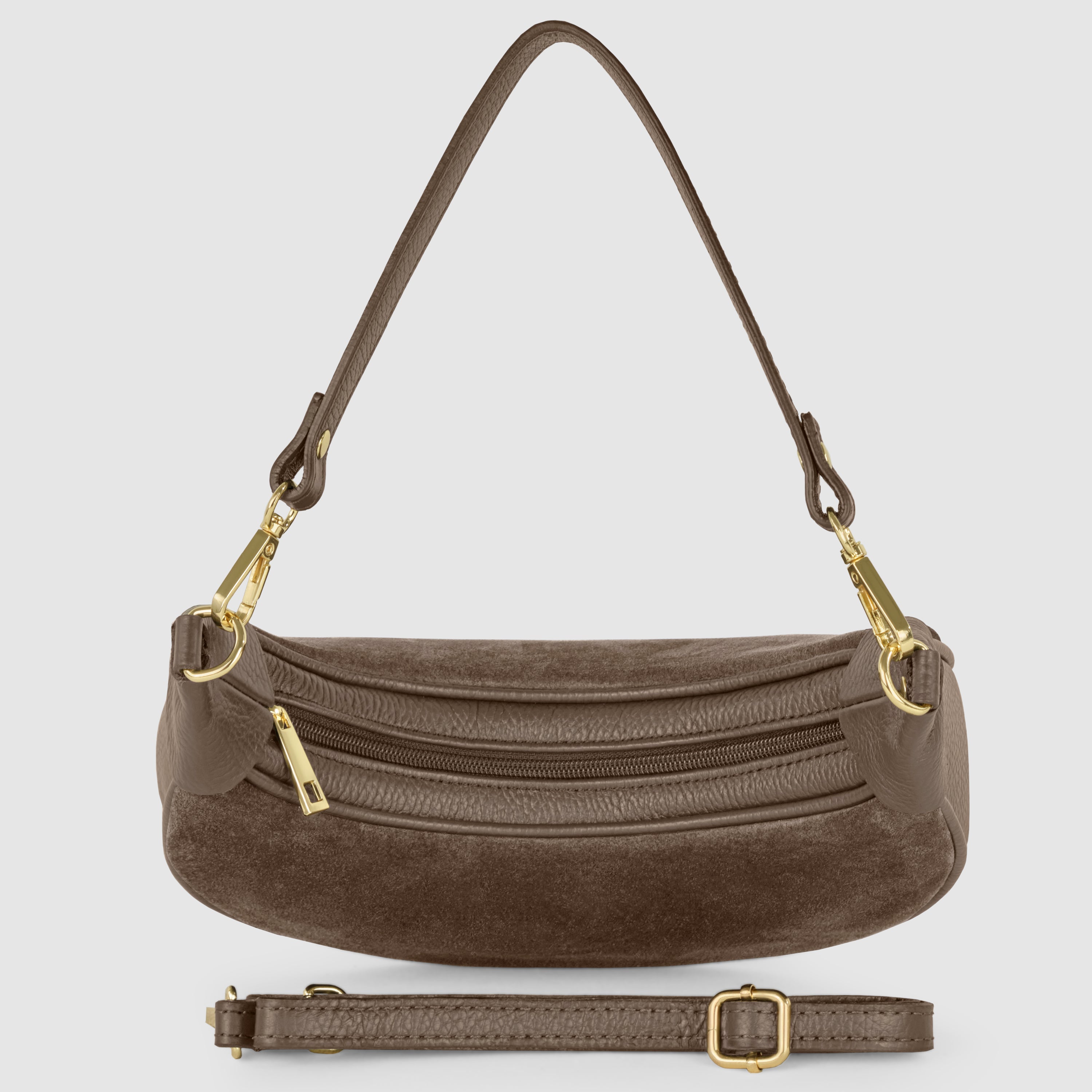 Suede Leather Shoulder Bag