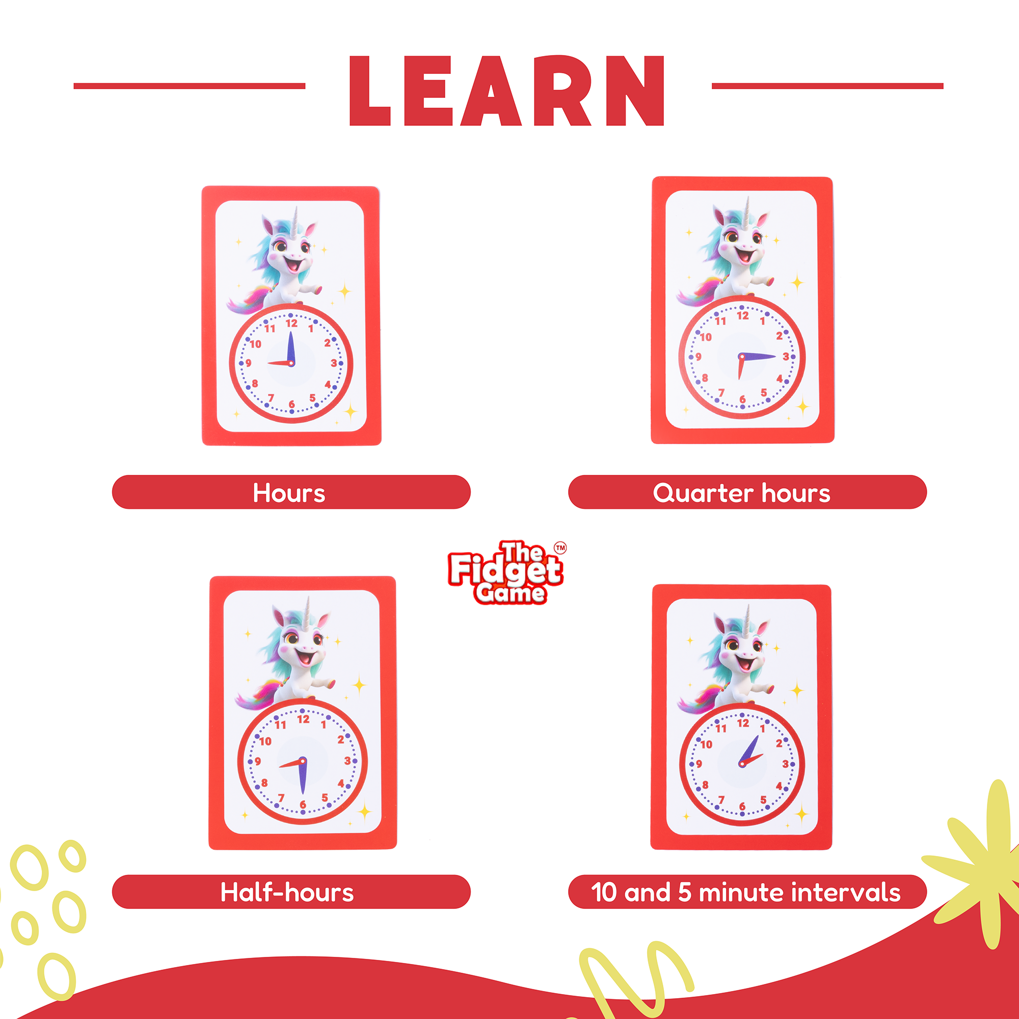 Telling Time Card Pack