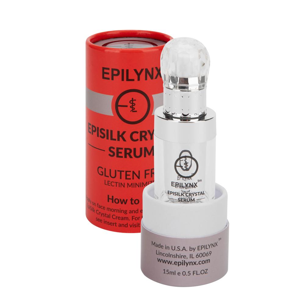 Vegan EpiSilk, Crystal Wrinkle Smoothing Face Serum - Intense Brightening and Firming Wrinkle Fix for Sensitive Skin