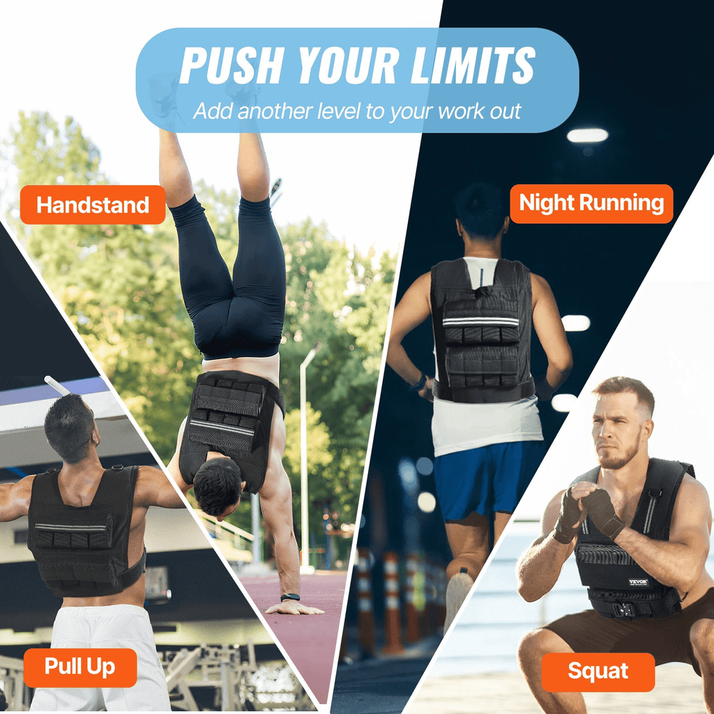 35lb Adjustable Weighted Vest | Strength Training & Running