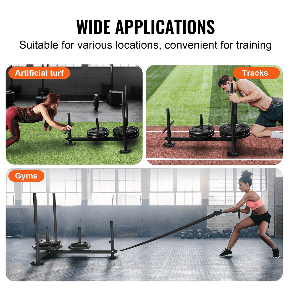 VEVOR Power Sled Push Pull – 500 lb Training Sled