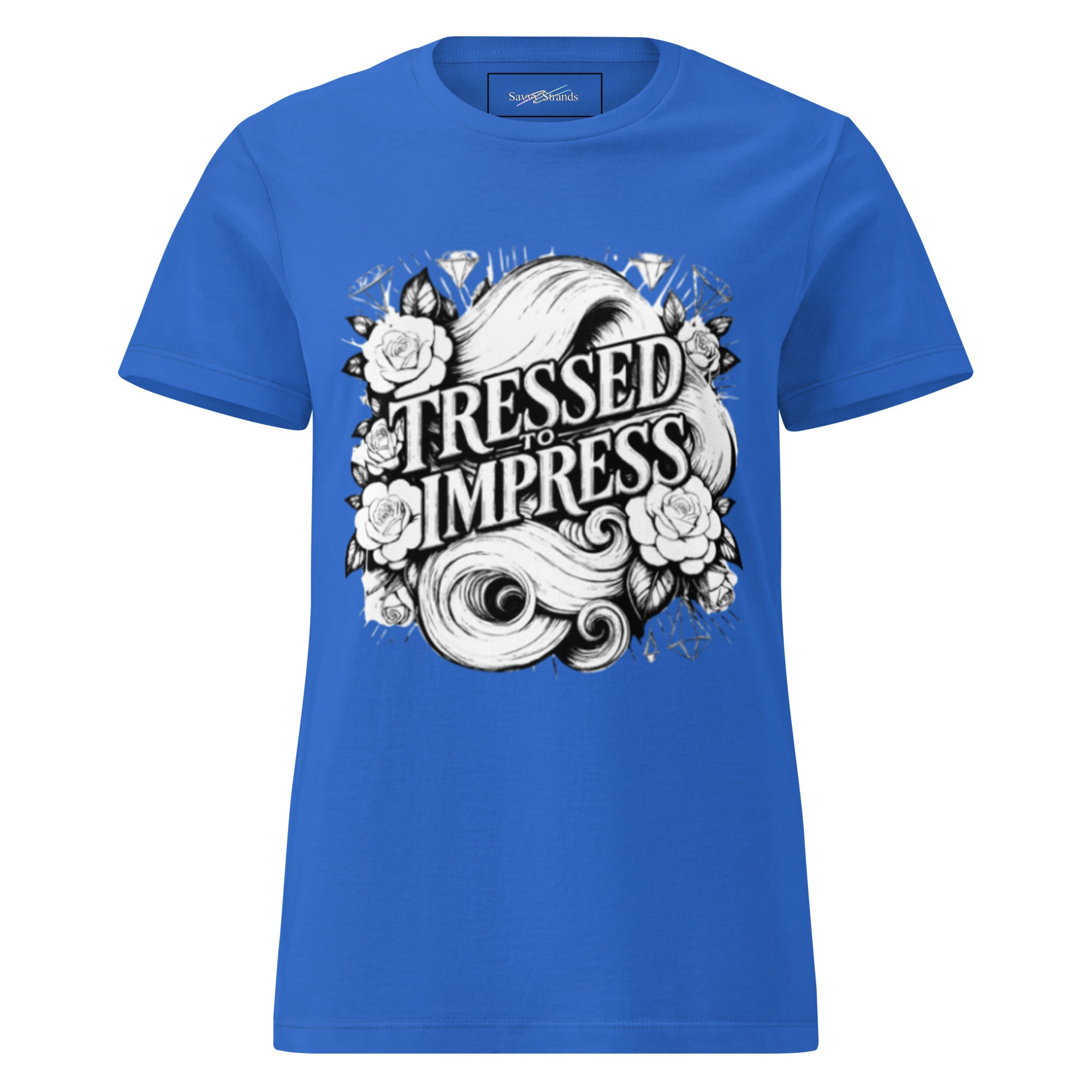 'Tressed to impress' Women’s basic softstyle t-shirt