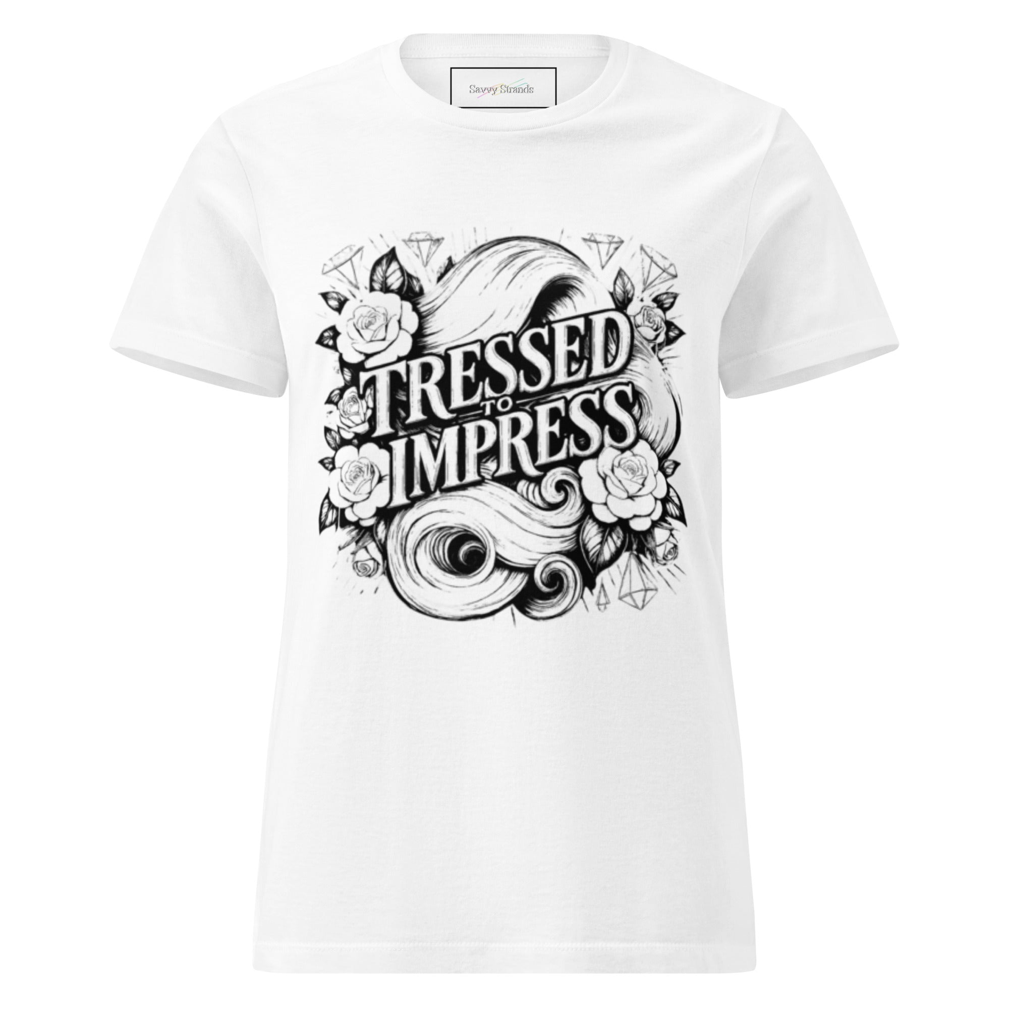 Tressed to impress Women’s basic softstyle t-shirt